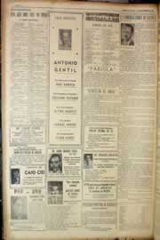 Página do jornal Correio do Ceará de setembro de 1950
