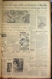 Página do jornal Correio do Ceará de setembro de 1950