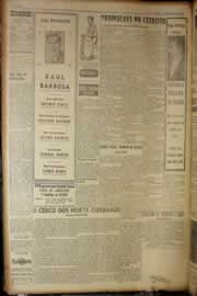 Página do jornal Correio do Ceará de setembro de 1950