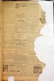 Página do jornal Correio do Ceará de outubro de 1950