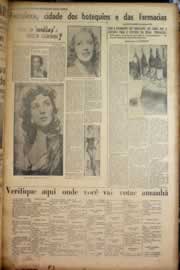 Página do jornal Correio do Ceará de outubro de 1950