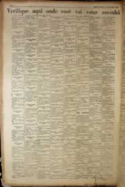Página do jornal Correio do Ceará de outubro de 1950