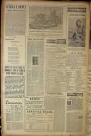 Página do jornal Correio do Ceará de outubro de 1950