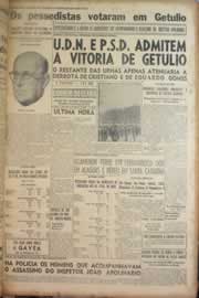 Página do jornal Correio do Ceará de outubro de 1950