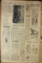 Página do jornal Correio do Ceará de outubro de 1950