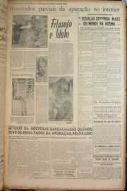 Página do jornal Correio do Ceará de outubro de 1950