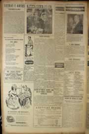 Página do jornal Correio do Ceará de outubro de 1950
