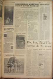 Página do jornal Correio do Ceará de outubro de 1950