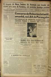 Página do jornal Correio do Ceará de outubro de 1950
