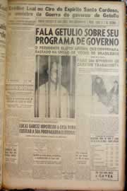 Página do jornal Correio do Ceará de outubro de 1950