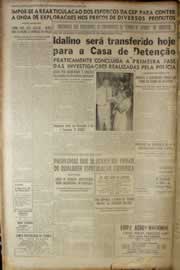 Página do jornal Correio do Ceará de outubro de 1950