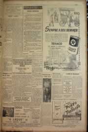 Página do jornal Correio do Ceará de outubro de 1950