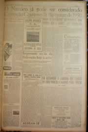 Página do jornal Correio do Ceará de outubro de 1950