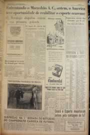 Página do jornal Correio do Ceará de outubro de 1950