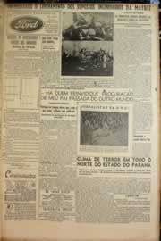 Página do jornal Correio do Ceará de outubro de 1950
