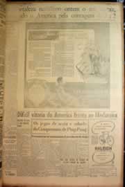 Página do jornal Correio do Ceará de novembro de 1950