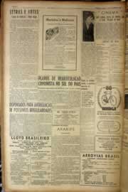 Página do jornal Correio do Ceará de novembro de 1950