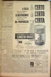 Página do jornal Correio do Ceará de novembro de 1950