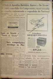 Página do jornal Correio do Ceará de novembro de 1950