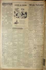 Página do jornal Correio do Ceará de novembro de 1950
