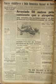Página do jornal Correio do Ceará de novembro de 1950
