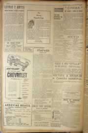 Página do jornal Correio do Ceará de novembro de 1950