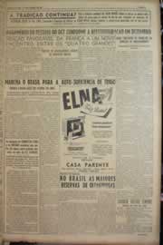 Página do jornal Correio do Ceará de novembro de 1950