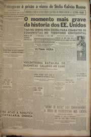 Página do jornal Correio do Ceará de novembro de 1950