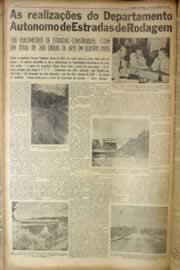 Página do jornal Correio do Ceará de novembro de 1950