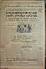 Página do jornal Correio do Ceará de dezembro de 1950