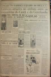 Página do jornal Correio do Ceará de dezembro de 1950