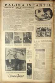 Página do jornal Correio do Ceará de dezembro de 1950
