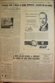 Página do jornal Correio do Ceará de dezembro de 1950