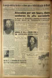 Página do jornal Correio do Ceará de dezembro de 1950