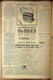 Página do jornal Correio do Ceará de dezembro de 1950