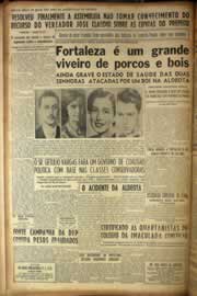 Página do jornal Correio do Ceará de dezembro de 1950