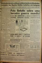 Página do jornal Correio do Ceará de dezembro de 1950