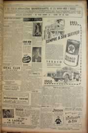 Página do jornal Correio do Ceará de dezembro de 1950