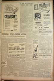 Página do jornal Correio do Ceará de dezembro de 1950