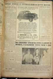 Página do jornal Correio do Ceará de janeiro de 1951