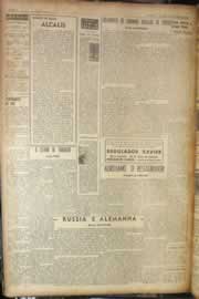 Página do jornal Correio do Ceará de janeiro de 1951