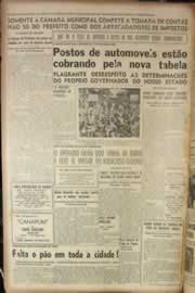 Página do jornal Correio do Ceará de janeiro de 1951