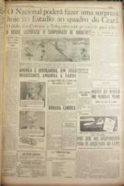 Página do jornal Correio do Ceará de janeiro de 1951