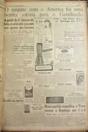 Página do jornal Correio do Ceará de janeiro de 1951