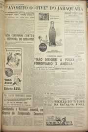 Página do jornal Correio do Ceará de janeiro de 1951