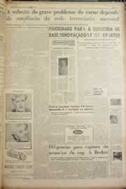 Página do jornal Correio do Ceará de janeiro de 1951