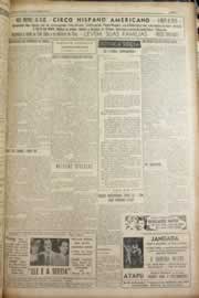 Página do jornal Correio do Ceará de janeiro de 1951