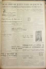 Página do jornal Correio do Ceará de janeiro de 1951