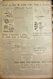 Página do jornal Correio do Ceará de fevereiro de 1951