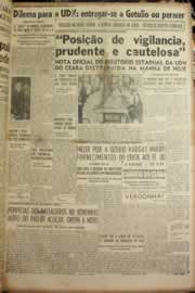 Página do jornal Correio do Ceará de fevereiro de 1951